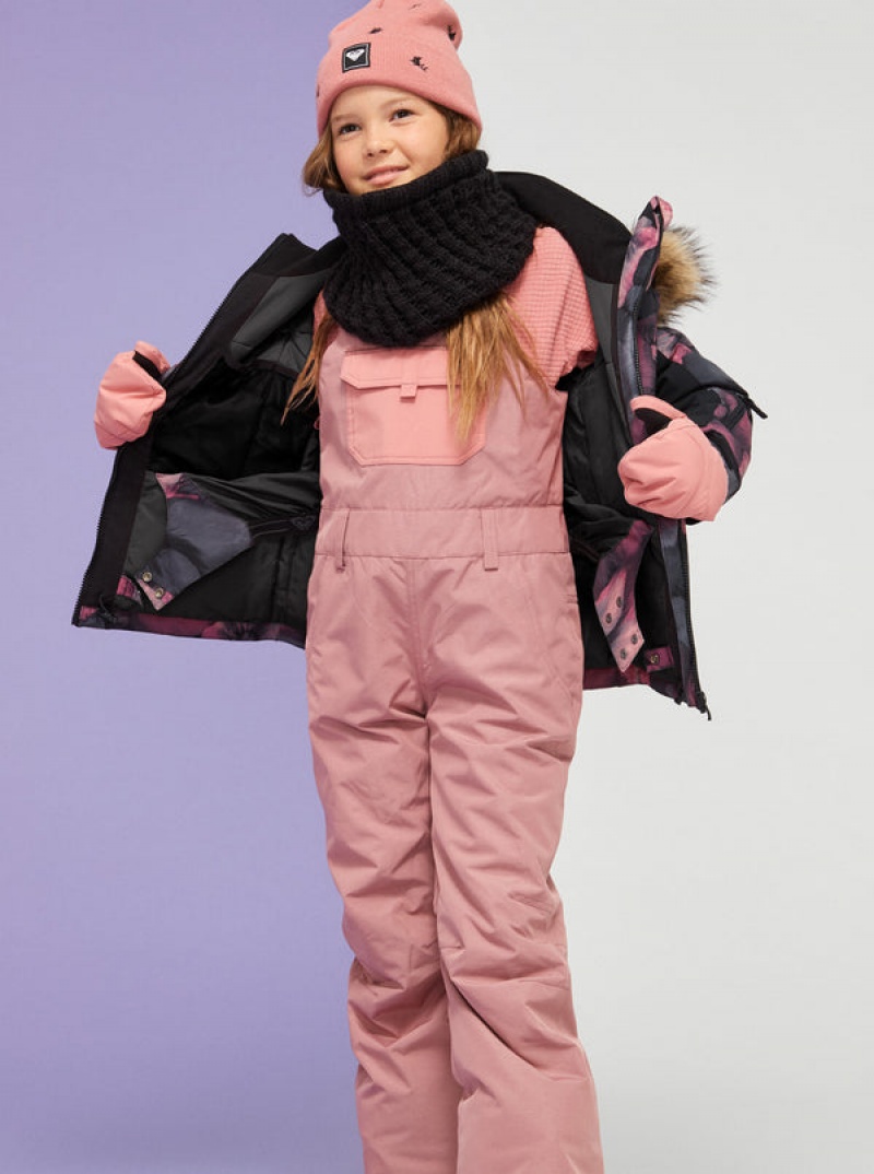 Girls' Roxy Non Stop Technical Bib Snowboard Pants | 31965-IGNE