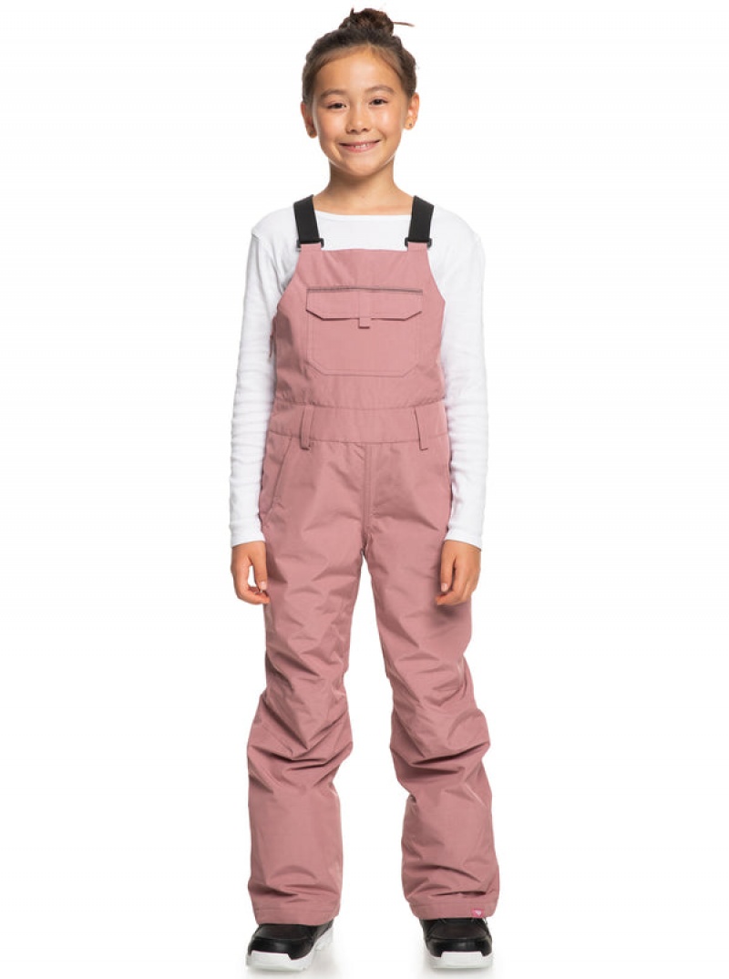 Girls' Roxy Non Stop Technical Bib Snowboard Pants | 31965-IGNE