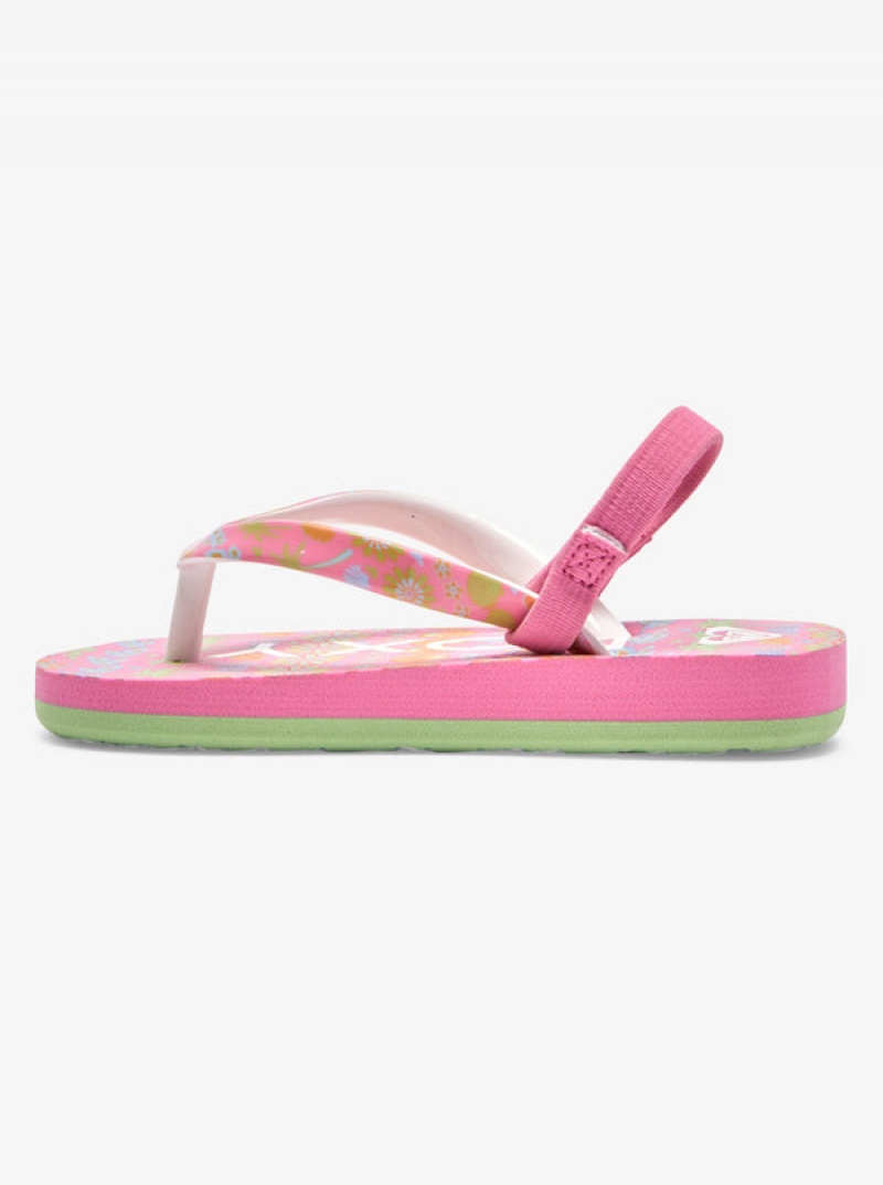 Girls' Roxy Pebbles Sandals | 32489-IKQG