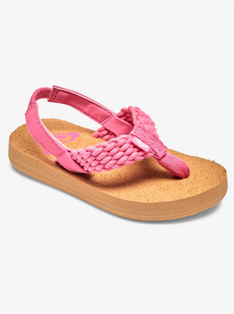 Girls\' Roxy Porto Sandals | 53790-ANDH