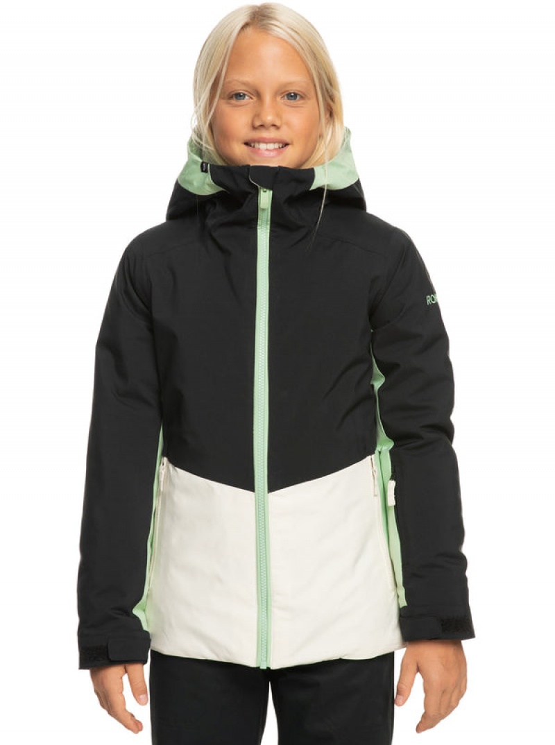 Girls\' Roxy Silverwinter Technical Snowboard Jackets | 83761-FLUG