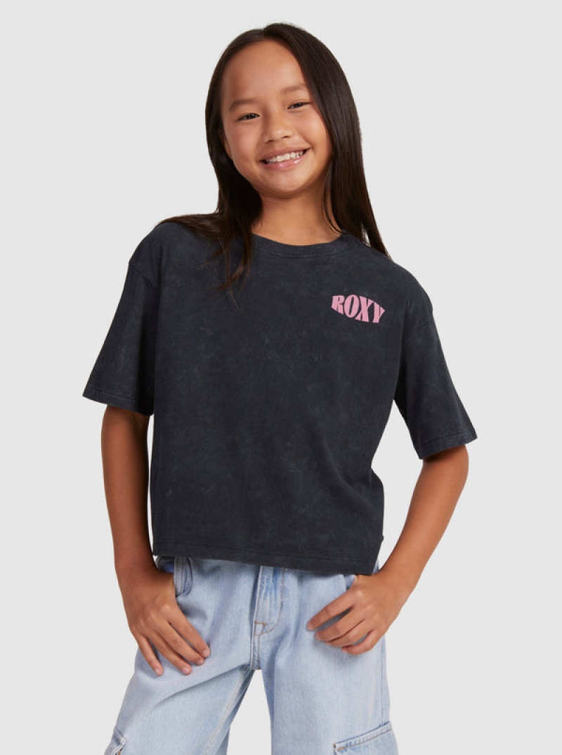 Girls\' Roxy Sun For All Seasons A T-shirts | 78460-BCAX