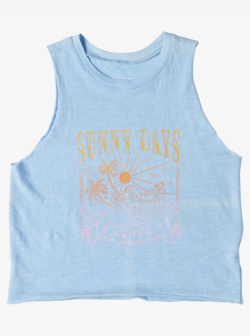 Girls\' Roxy Sunny Days Muscle Tanks | 40853-FERZ