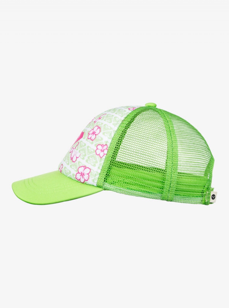 Girls' Roxy Sweet Emotions Trucker Hats | 71089-AUKF