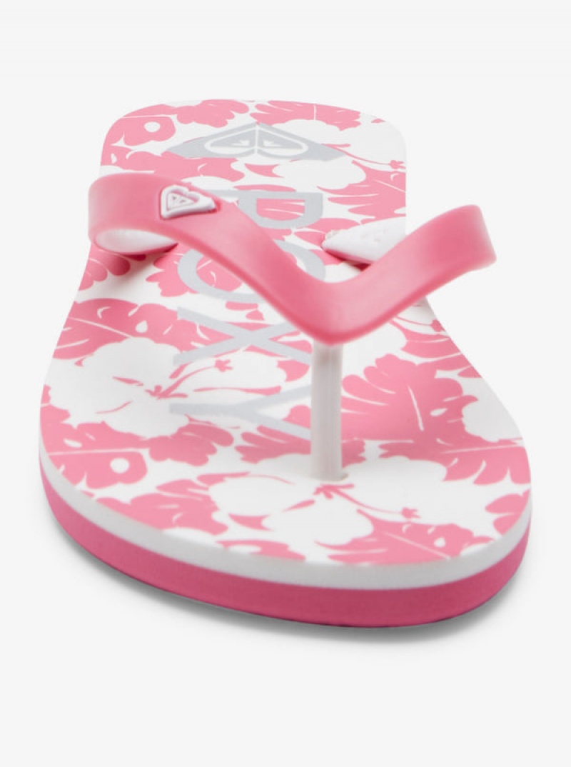 Girls' Roxy Tahiti Flip Flops | 01952-FPLA