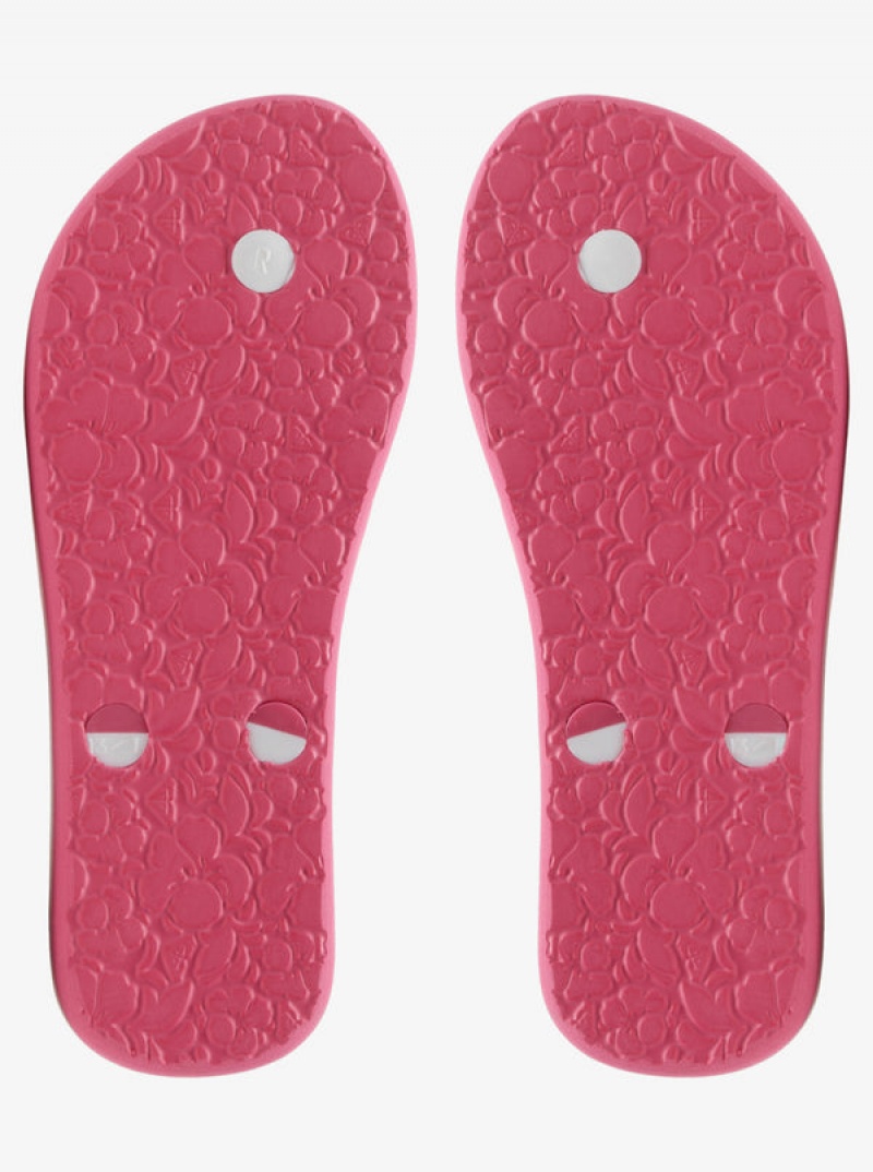 Girls' Roxy Tahiti Flip Flops | 01952-FPLA