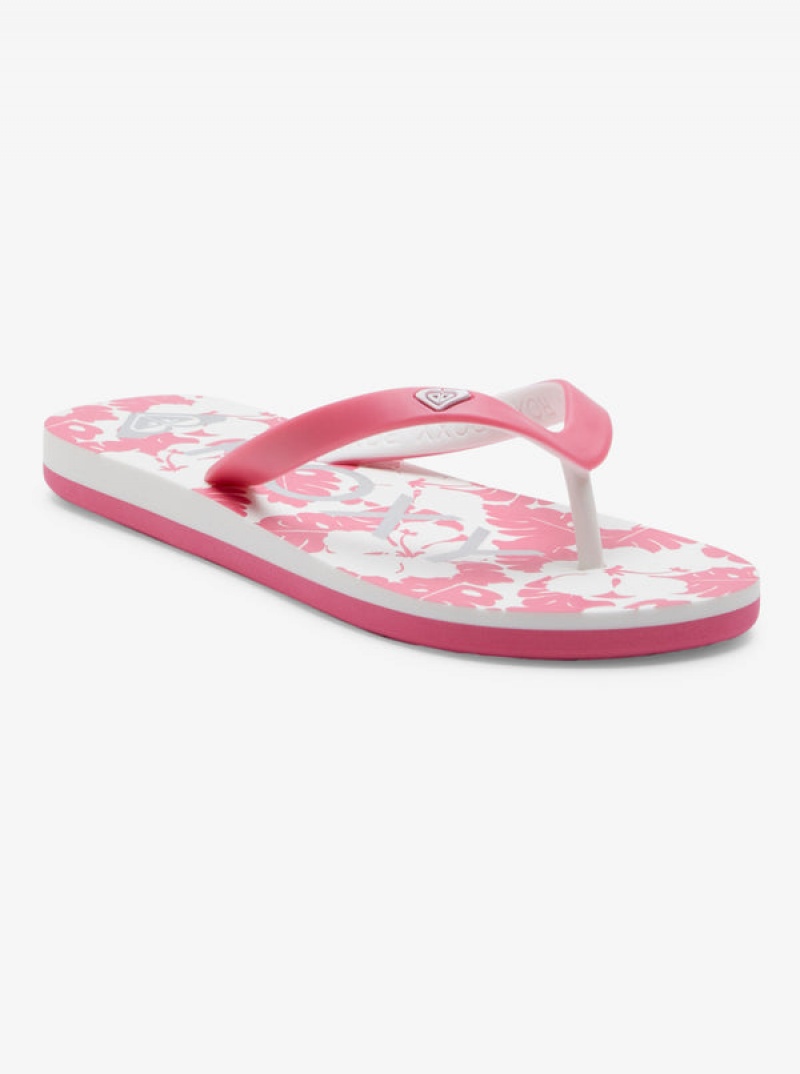 Girls\' Roxy Tahiti Flip Flops | 01952-FPLA