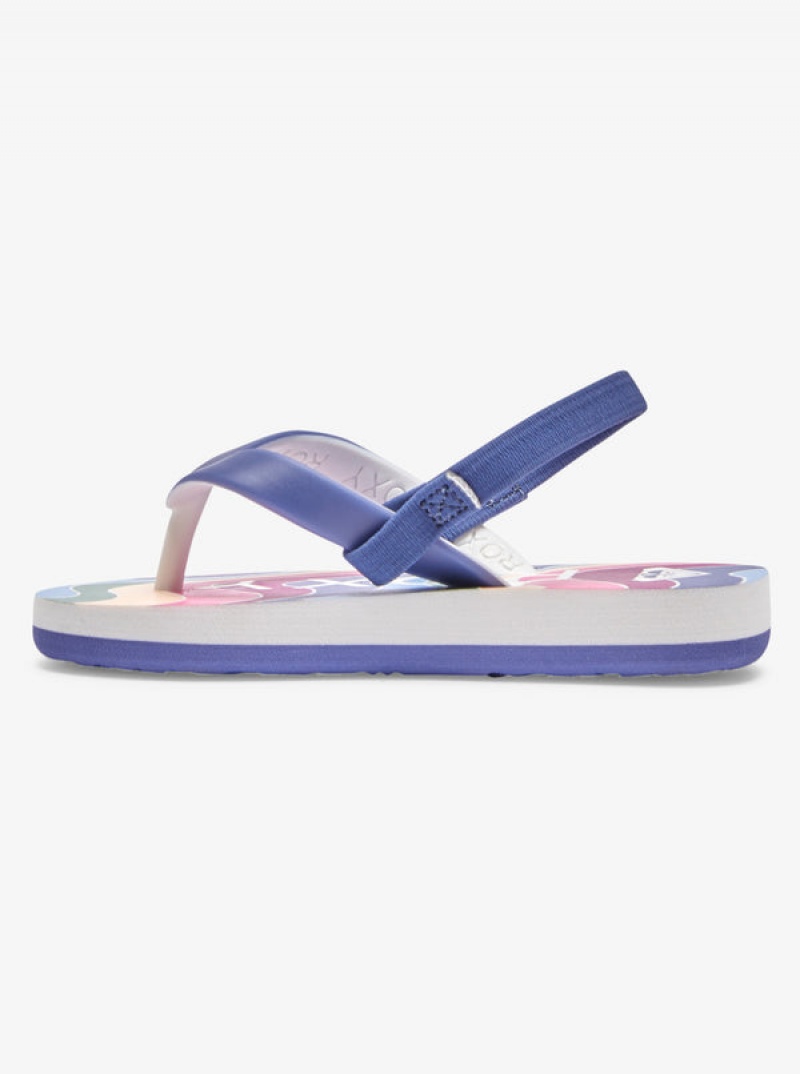 Girls' Roxy Tahiti Flip Flops | 67104-HPTC