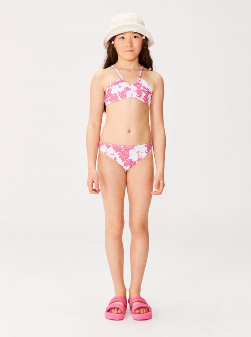 Girls' Roxy Totally Iconic Bralette Set Swimwear | 94031-JCZX