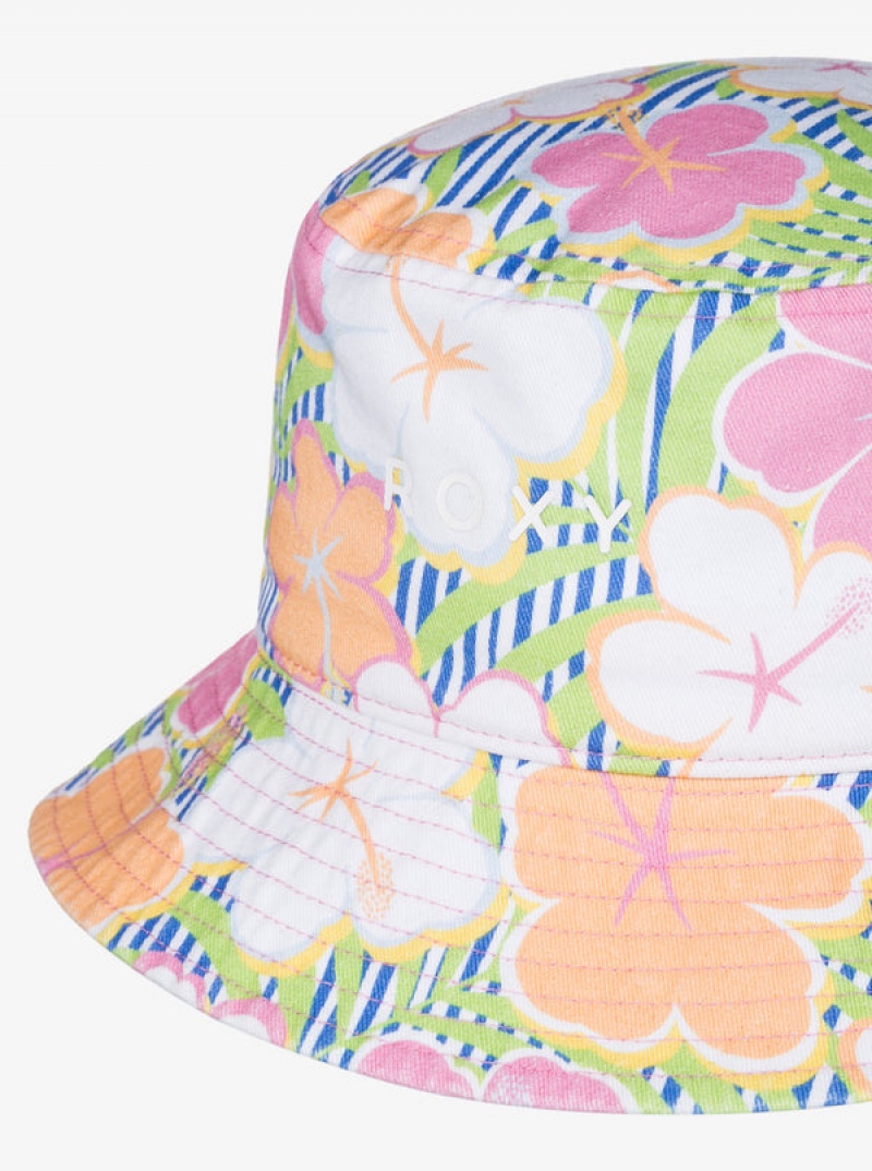 Girls' Roxy Tw Jasmine Paradise Sun Hats | 64357-QOCP