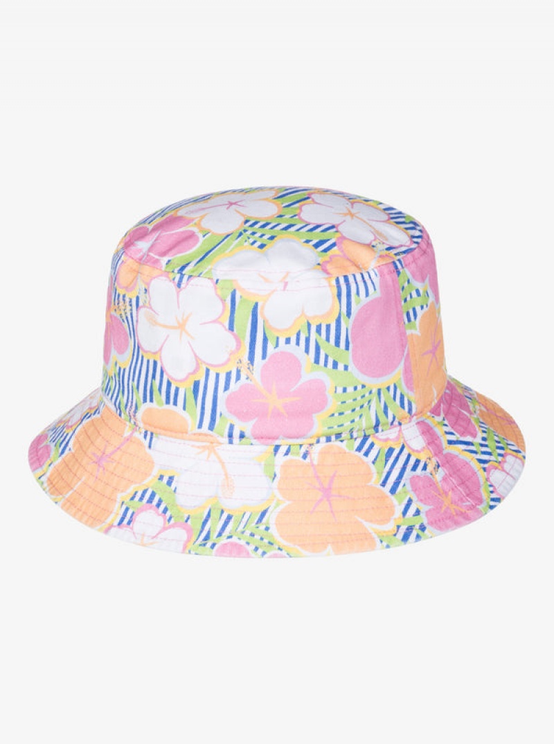 Girls' Roxy Tw Jasmine Paradise Sun Hats | 64357-QOCP