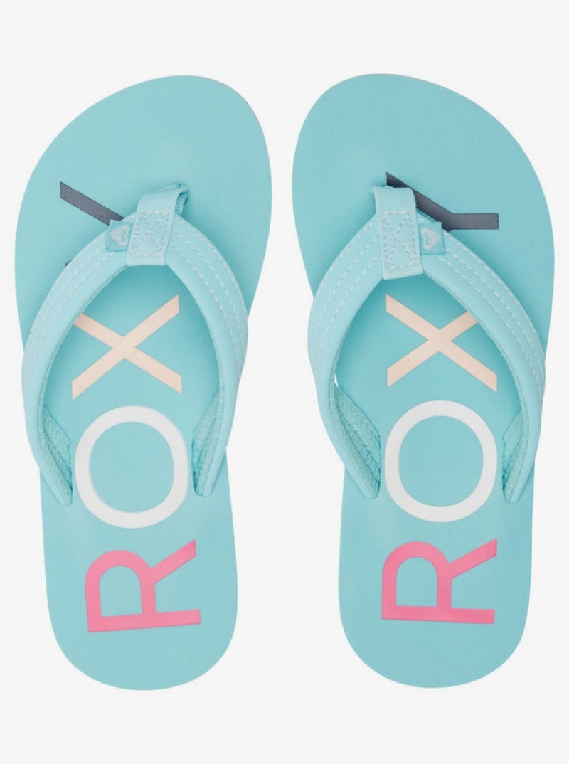 Girls' Roxy Vista Flip Flops | 30421-RXCD