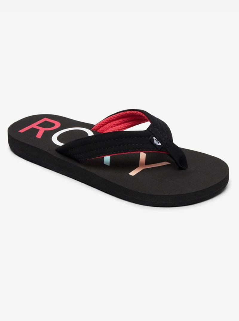 Girls\' Roxy Vista Flip Flops | 79640-EQXJ