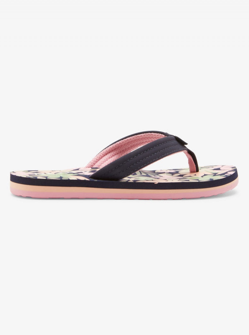 Girls' Roxy Vista Loreto Flip Flops | 46153-LKYI