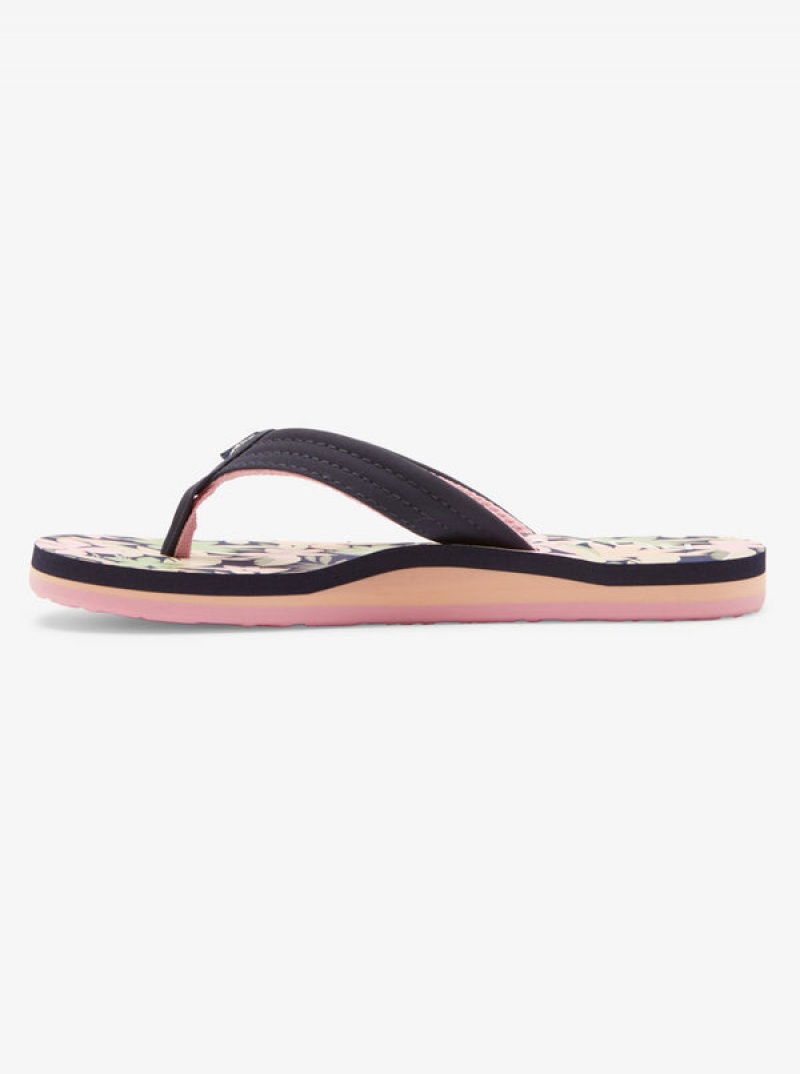 Girls' Roxy Vista Loreto Flip Flops | 46153-LKYI