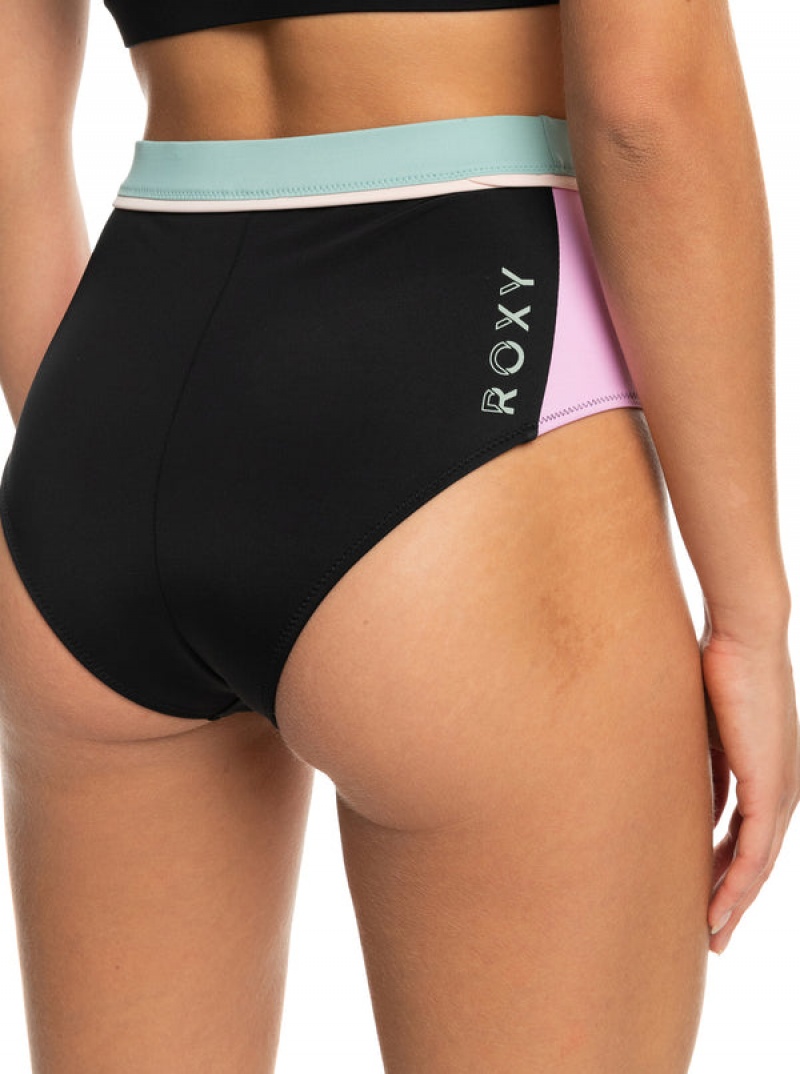 Roxy Active High Waist Bikini Bottoms | 76193-ONAZ