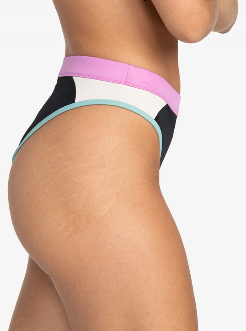 Roxy Active Mid Waist Bikini Bottoms | 21340-JESC