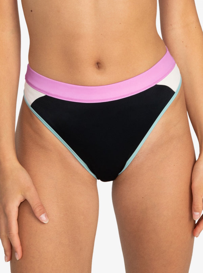 Roxy Active Mid Waist Bikini Bottoms | 21340-JESC