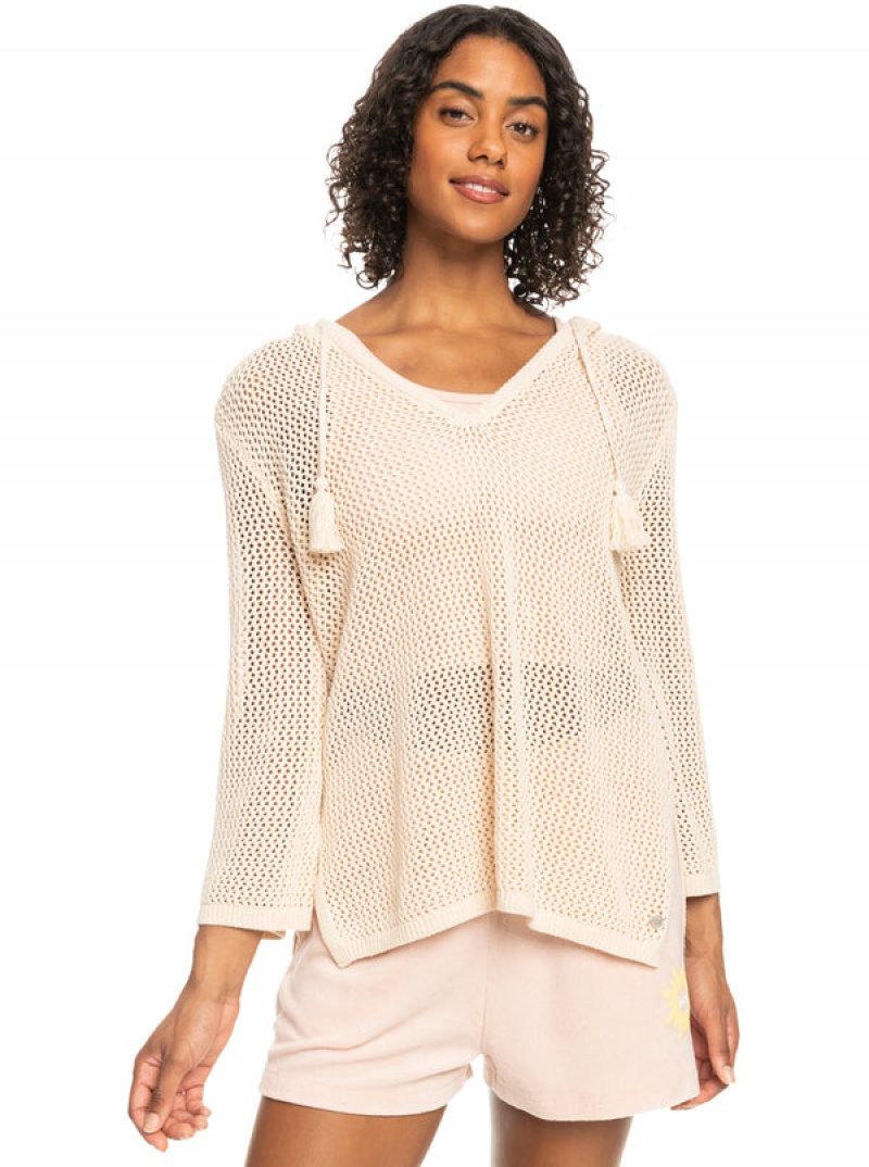 Roxy After Beach Break Poncho Sweaters | 75306-ZVAG