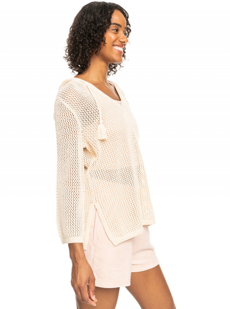 Roxy After Beach Break Poncho Sweaters | 75306-ZVAG