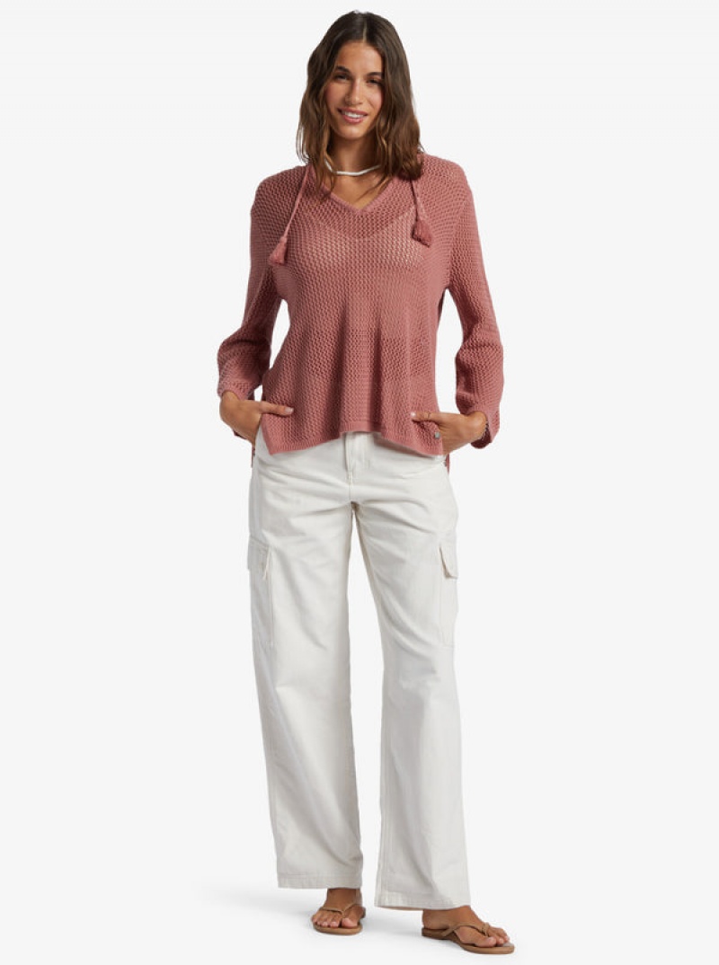 Roxy After Beach Break V-Neck Sweaters | 47396-VGET