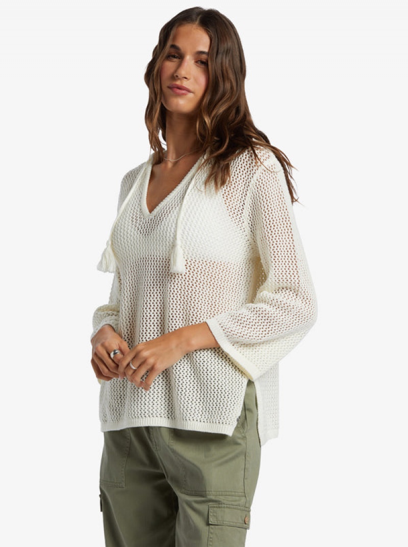 Roxy After Beach Break V-Neck Sweaters | 74890-PKXN