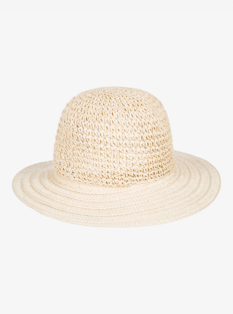 Roxy Aloof Beauty Straw Sun Hats | 68510-SZDC