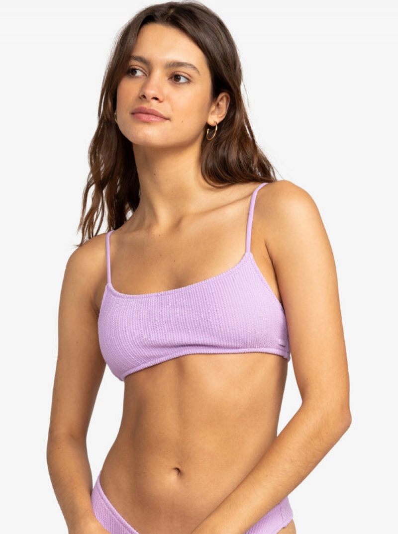 Roxy Aruba Basic Bralette Bikini Tops | 53479-ZSYF