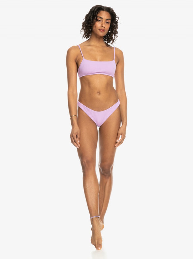 Roxy Aruba High Leg Cheeky Bikini Bottoms | 40285-ERLB