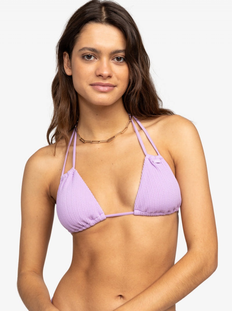 Roxy Aruba Mini Tiki Triangle Bikini Tops | 26940-TNKV