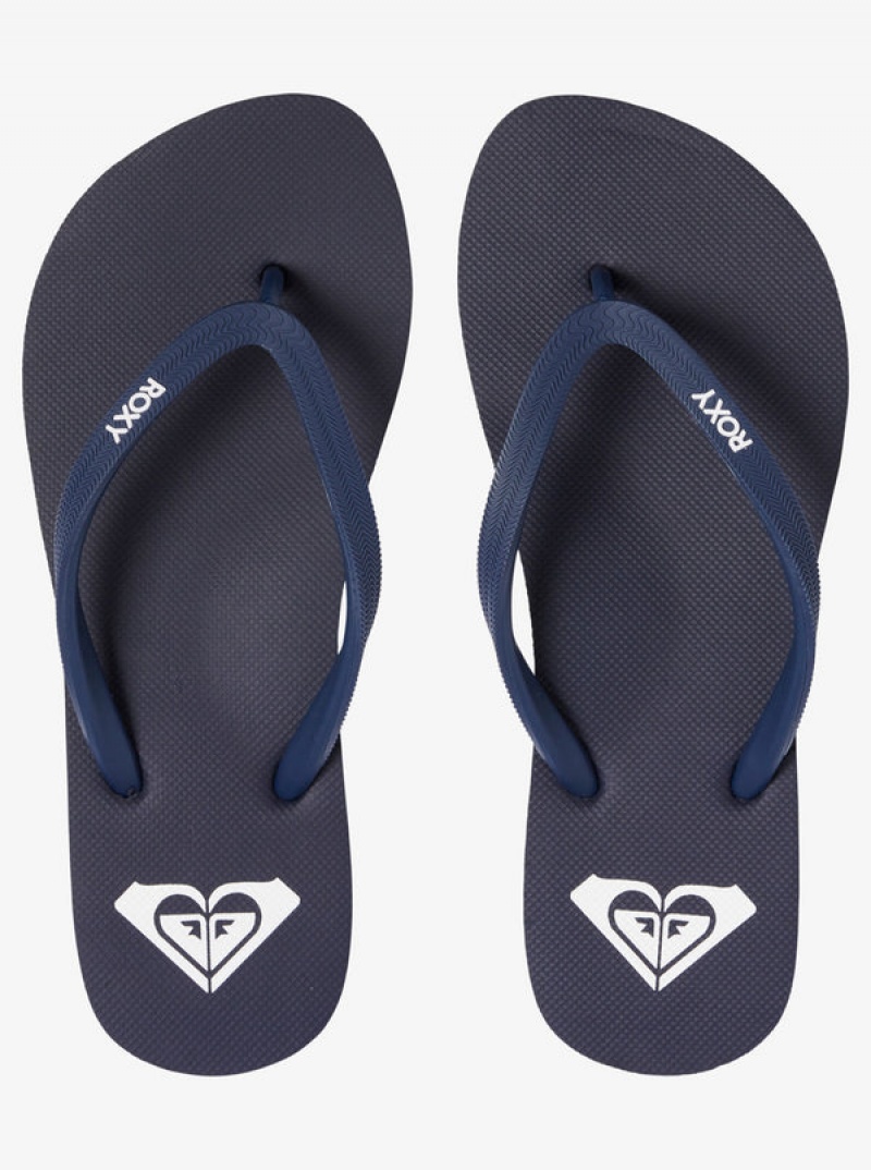 Roxy Azul Basic Flip Flops | 74036-ALGI