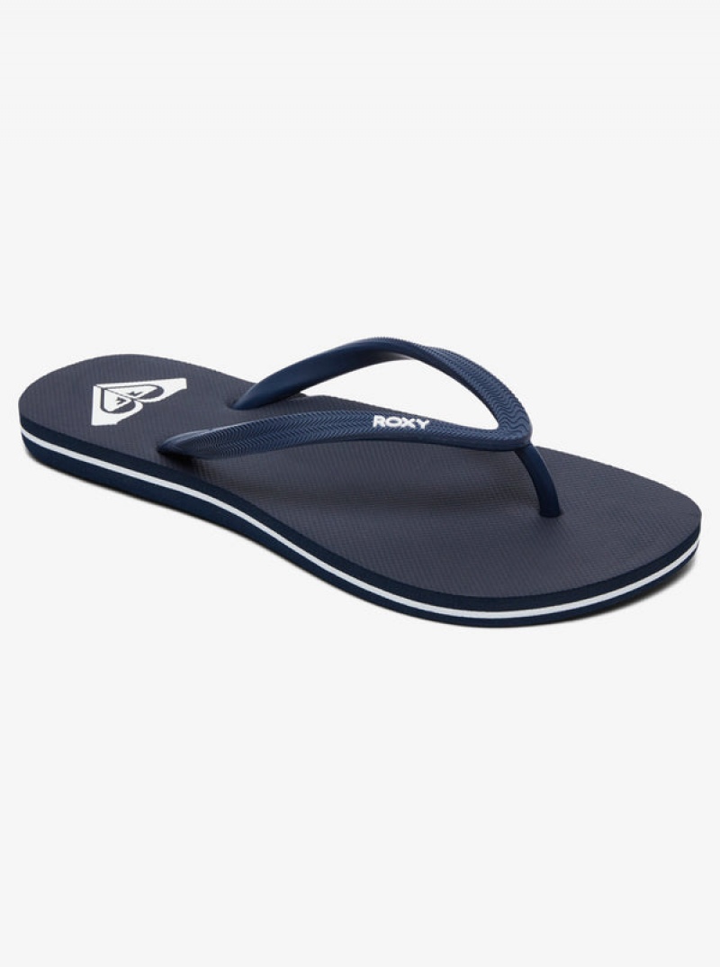 Roxy Azul Basic Flip Flops | 74036-ALGI