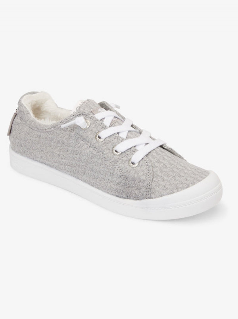 Roxy Bayshore Plus Fur Sneakers | 25810-ISFK