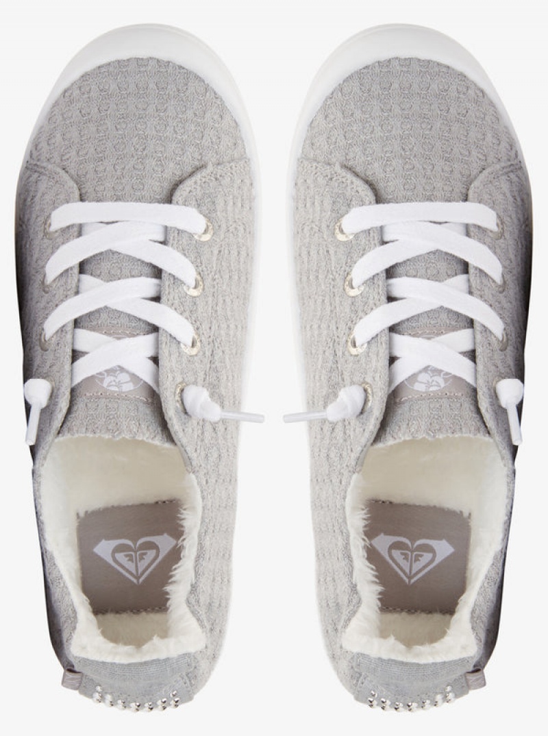 Roxy Bayshore Plus Fur Sneakers | 25810-ISFK