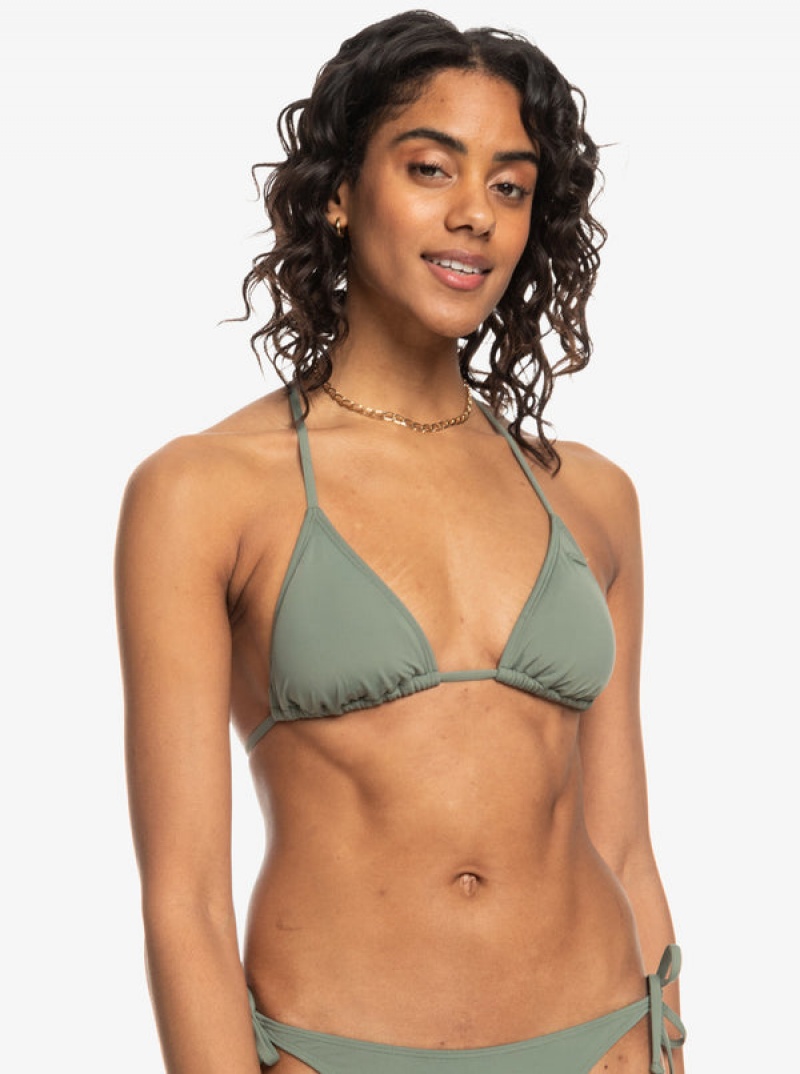 Roxy Beach Classics Tiki Triangle Bikini Tops | 49051-TGHM