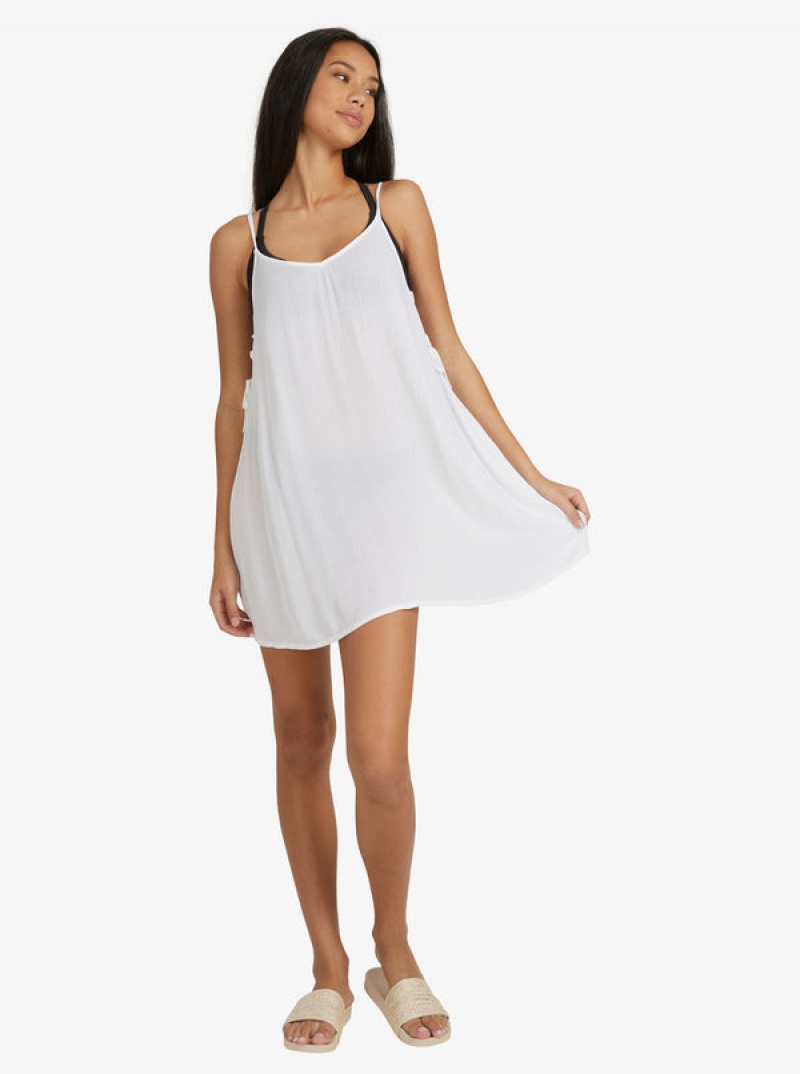 Roxy Beachy Vibes Solid Beach Cover-Up Dress | 72845-TSFE