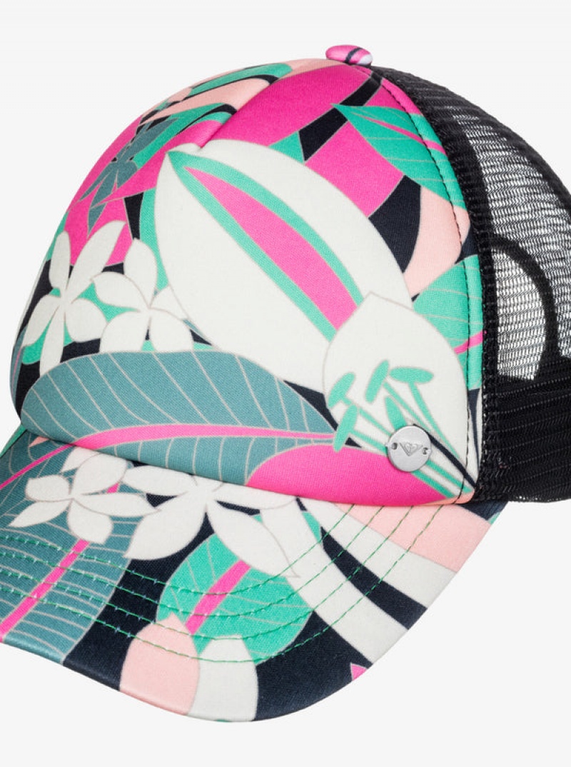 Roxy Beautiful Morning Trucker Hats | 16752-MKRU