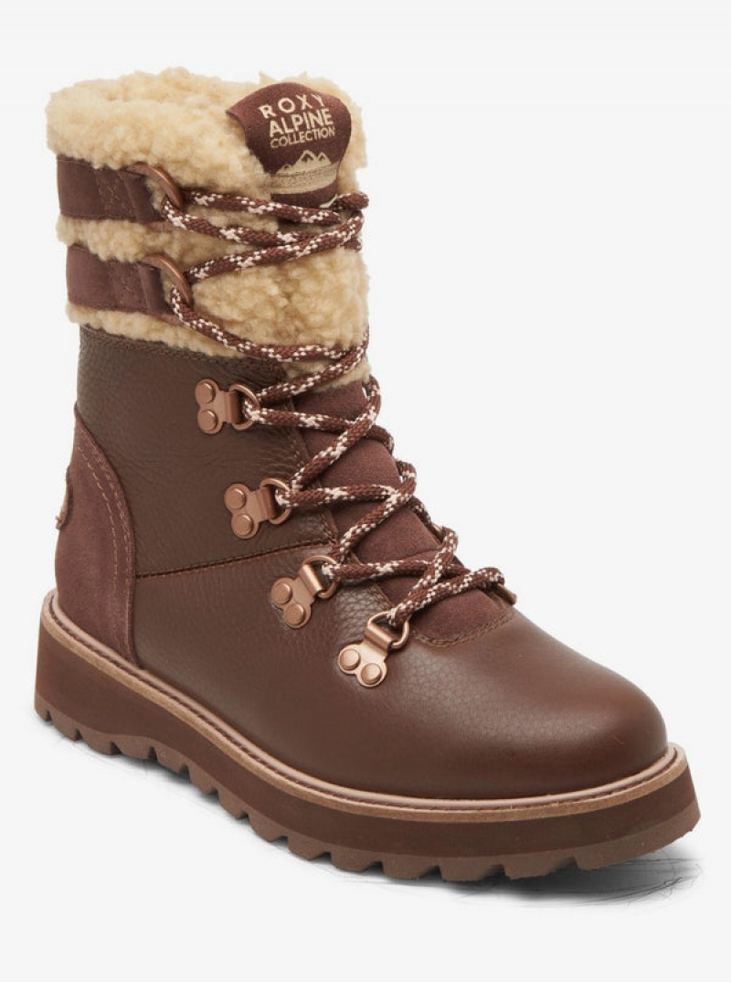 Roxy Brandi Lace-Up Boots | 41283-FGCN