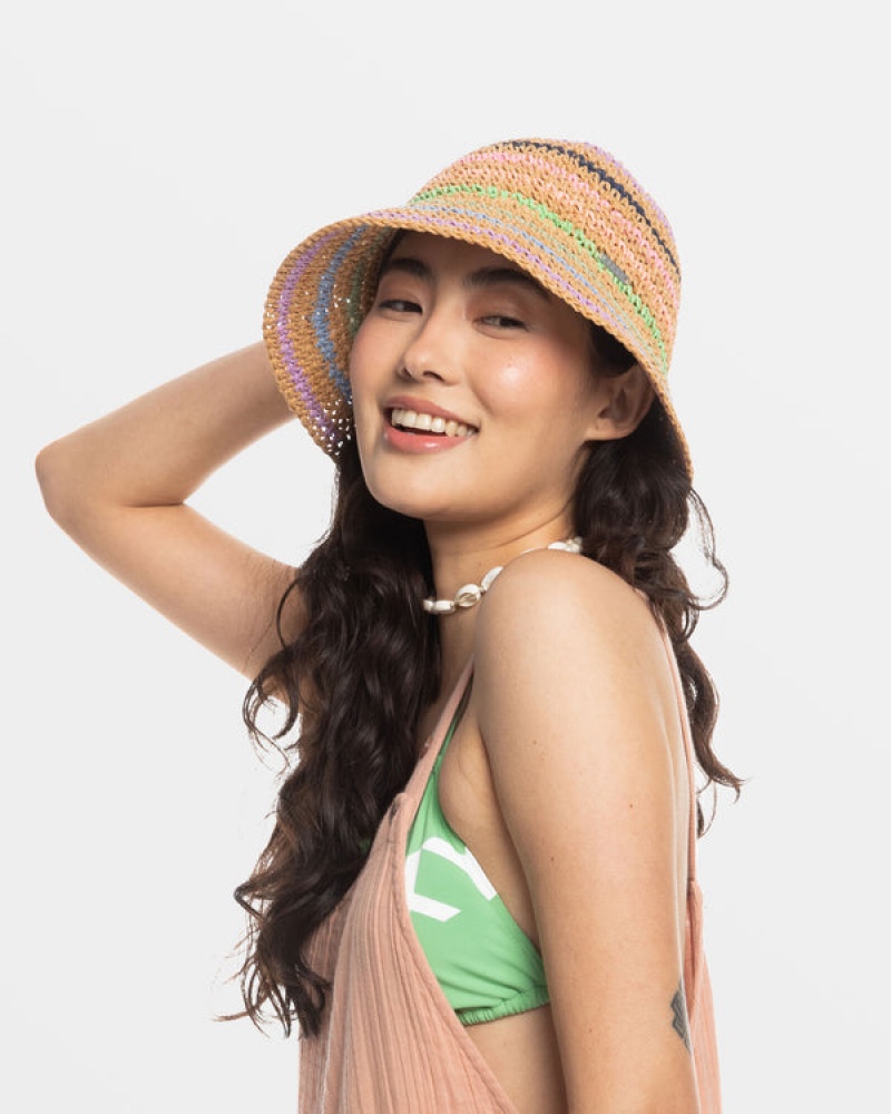 Roxy Candied Peacy Sun Hats | 68751-COUX