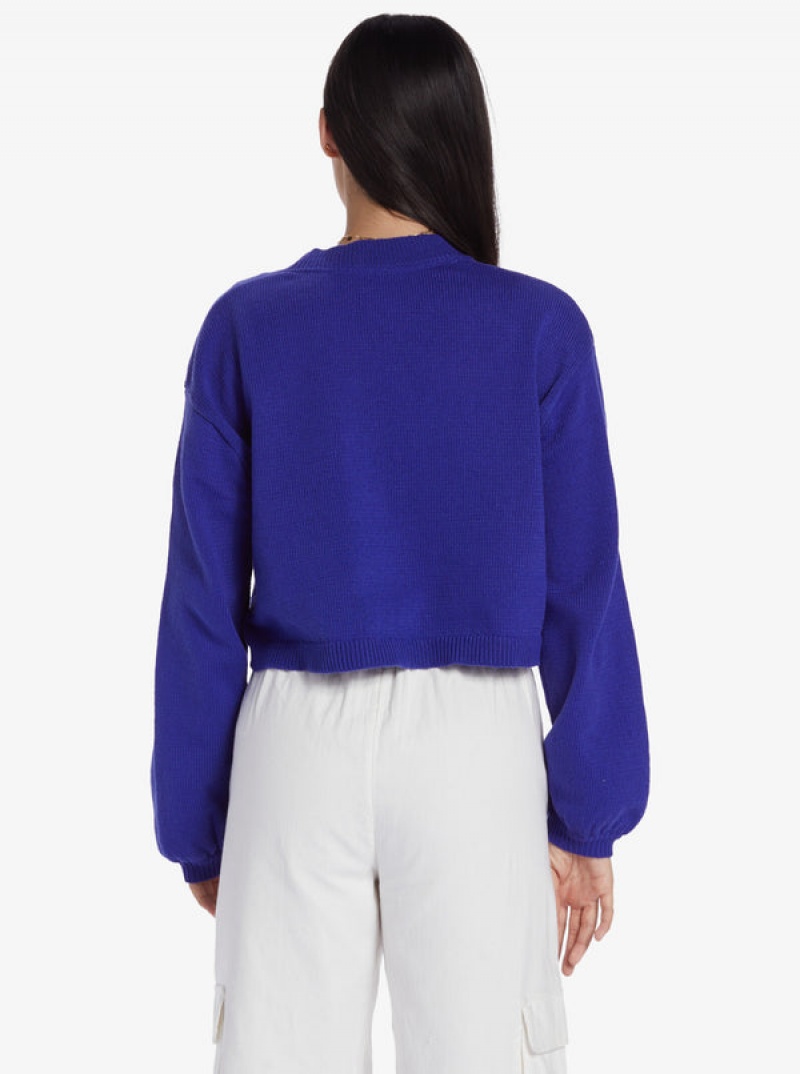 Roxy Chloe Kim Crew Neck Sweaters | 57481-NPHK