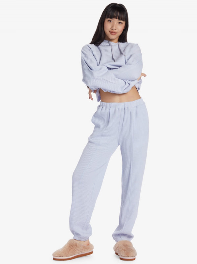 Roxy Chloe Kim Off Duty Waffle Pants | 42609-YDFP