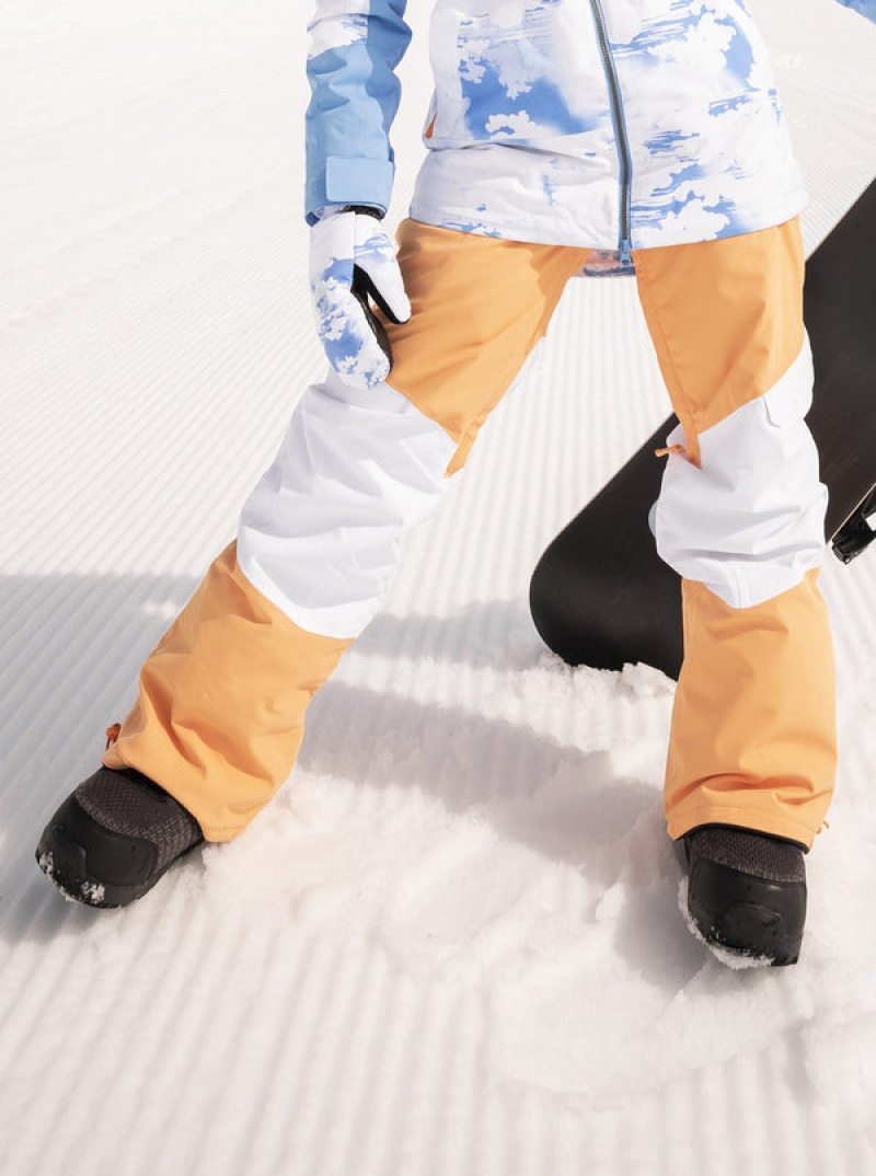 Roxy Chloe Kim Woodrose Technical Snowboard Pants | 68093-DEGI