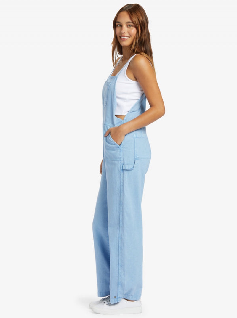 Roxy Crystal Coast Overalls Jumpsuits | 21053-GUIC