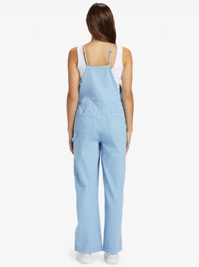 Roxy Crystal Coast Overalls Jumpsuits | 21053-GUIC