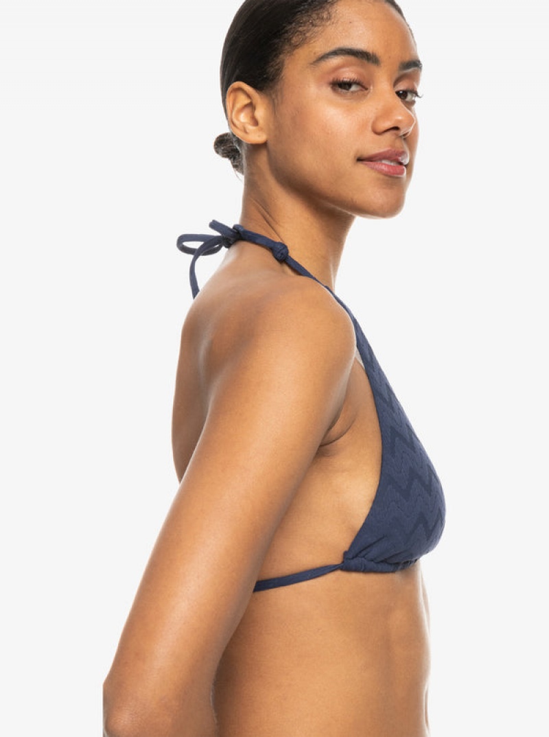 Roxy Current Coolness Elongated Triangle Bikini Tops | 54079-ZTDR