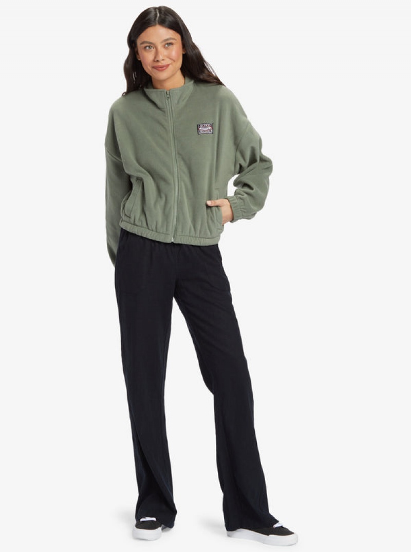 Roxy Dawn To Dusk Half-Zip Fleece Hoodie | 70496-HUIV