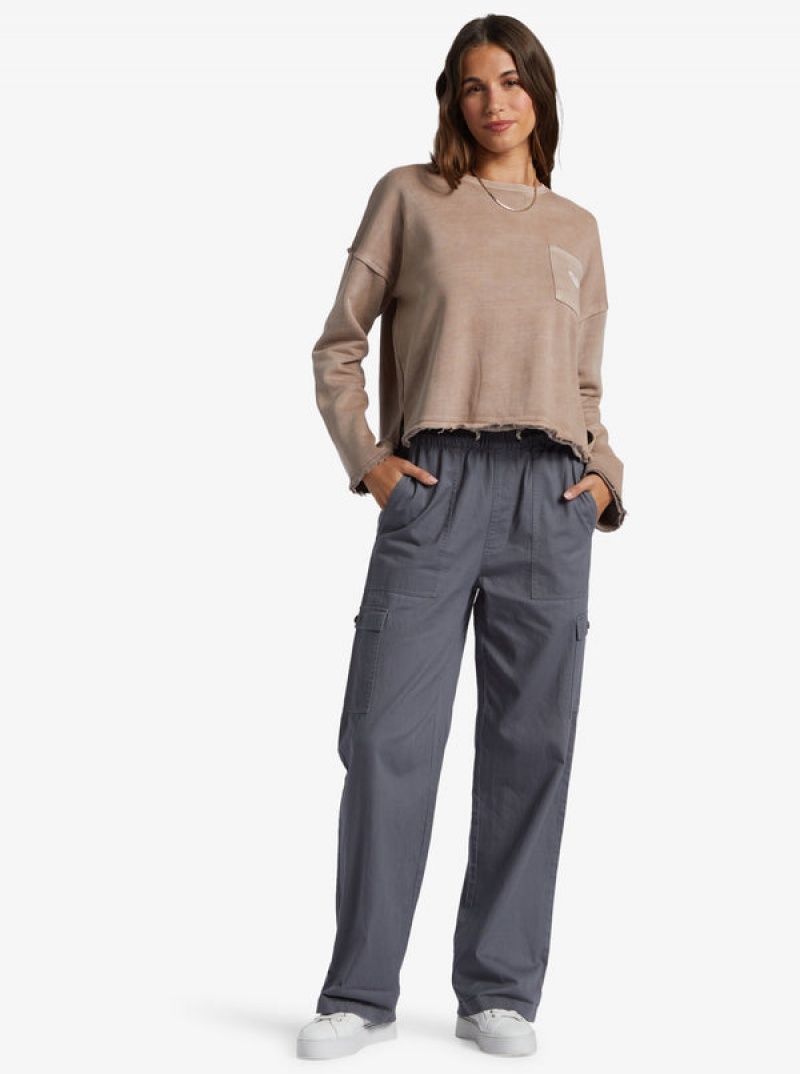 Roxy Doheny Crew Neck Loungewear | 81945-OBWN