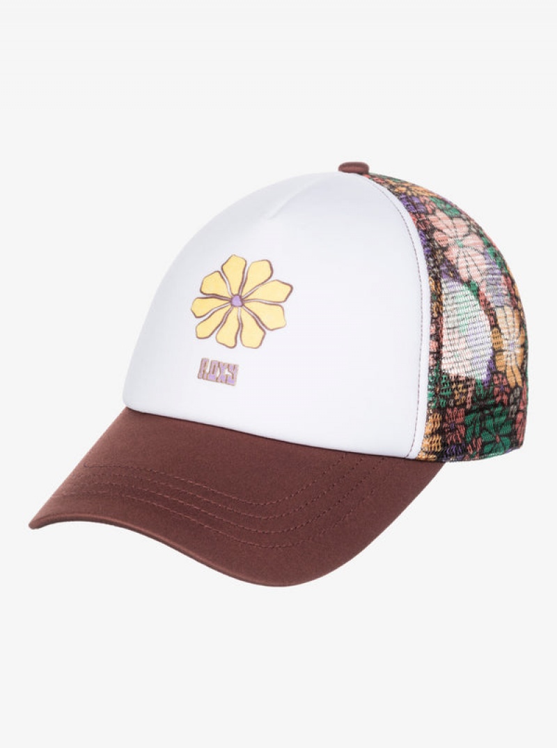 Roxy Donut Spain Trucker Hats | 86395-TLMY