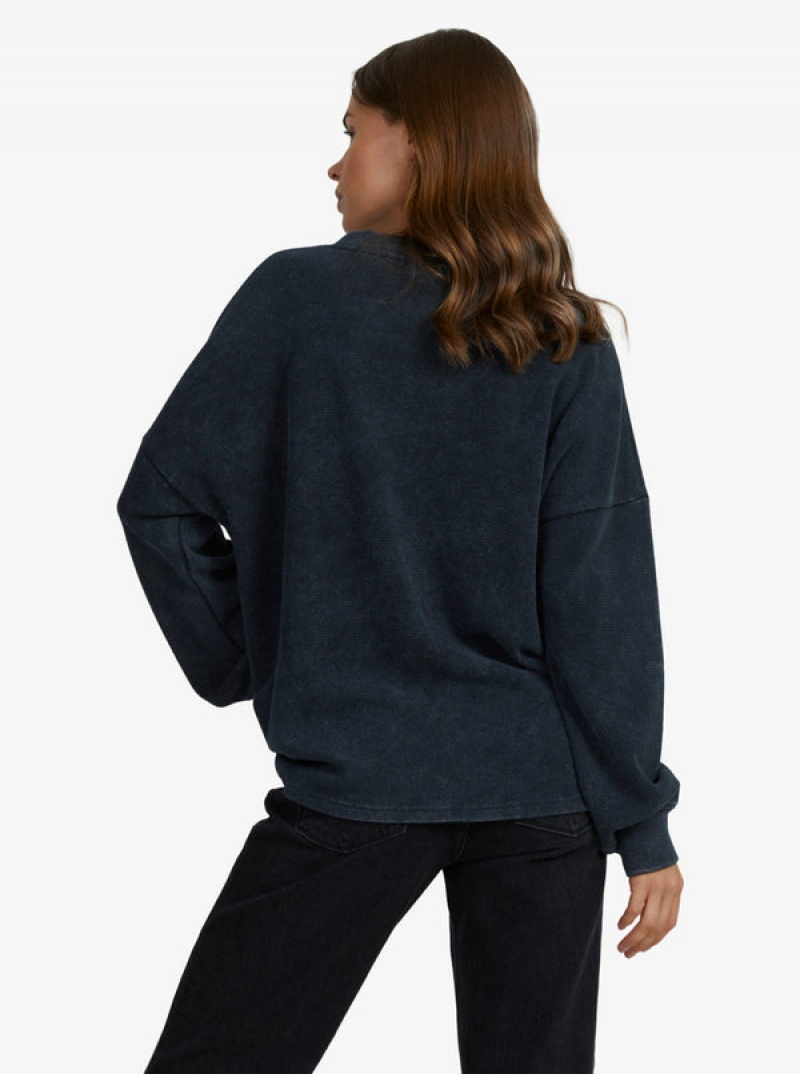 Roxy East Side Long-Sleeve Crew Neck Loungewear | 13602-BOJL