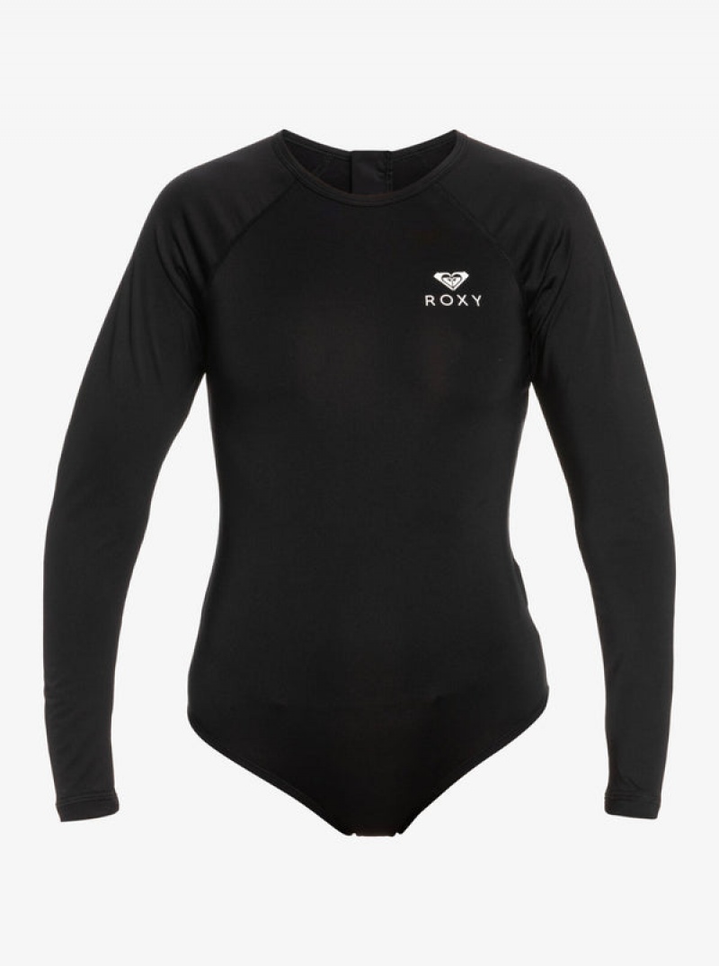 Roxy Essentials Long Sleeve One-Piece Swimsuits | 57680-QHVO